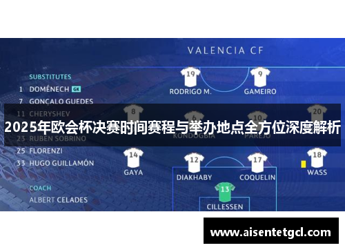 2025年欧会杯决赛时间赛程与举办地点全方位深度解析